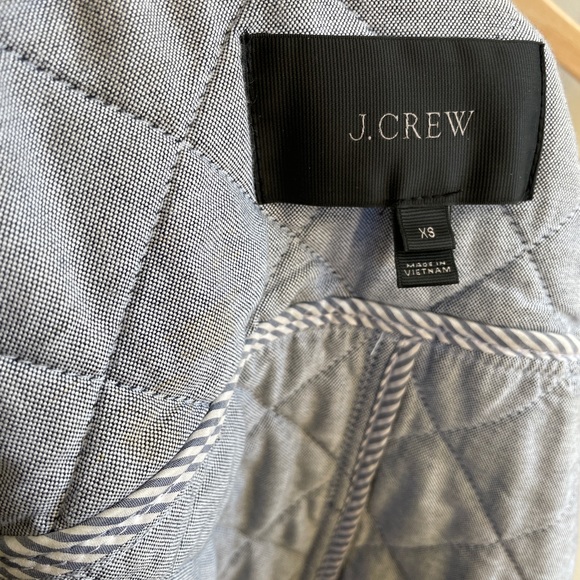 J. Crew Short Quilted Green Jacket Coat - Picture 10 of 10